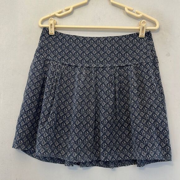 Madewell blue white patterned skirt Size 4 - Picture 1 of 7